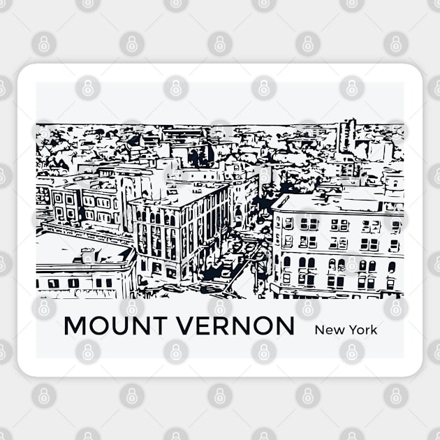Mount Vernon New York Sticker by Lakeric